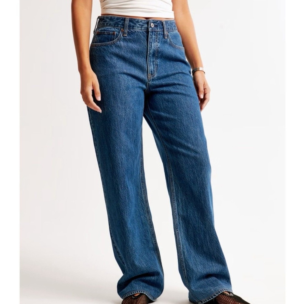 Abercrombie The Loose High Rise Curve Love Jean